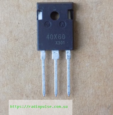 tranzistor-40x60-1 Транзистор 40X60 , TO247 - Зображення 1