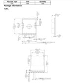 Транзистор HYG011N04 ( HYG011N04LS1TA ) оригінал(40V/320A), TOLL - Зображення 2