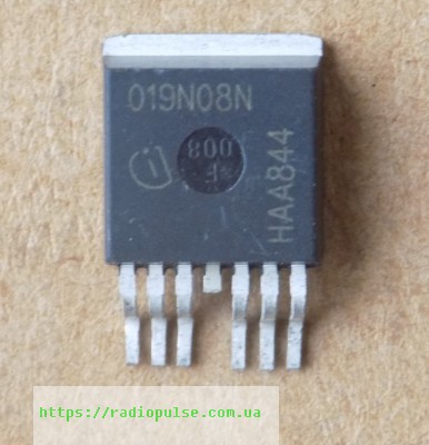 tranzistor-ipb019n08n3-019n08n Транзистор IPB019N08N3 ( 019N08N ) оригінал, PG-TO263-7 - Зображення 1