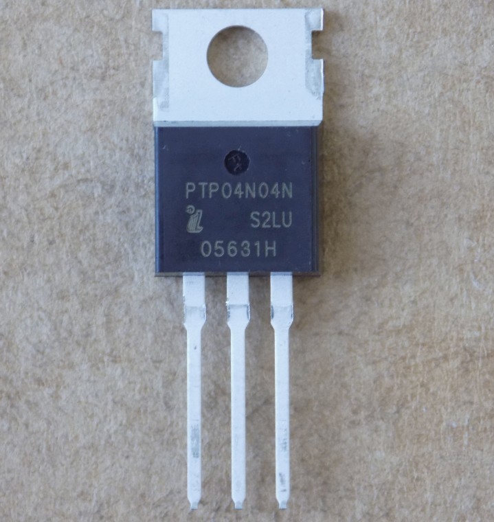 tranzistor-ptp04n04n PTP04N04N оригінальний транзистор (заміна для FTP04N04N ) , TO220 - Зображення 1