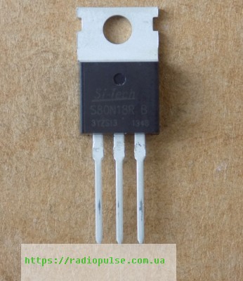 tranzistor-s80n18r Транзистор S80N18R оригінал, TO220(80V,180A) - Зображення 1