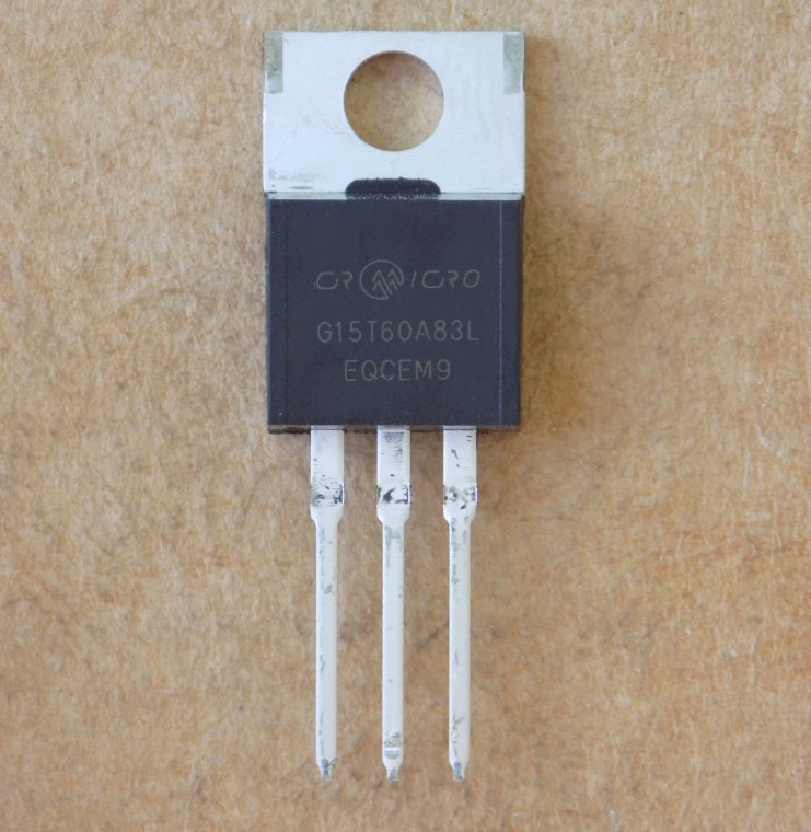 tranzistor-g15t60a83l-crg15t60a83l IGBT-транзистор G15T60A83L ( CRG15T60A83L ) оригінал, TO220 - Зображення 1