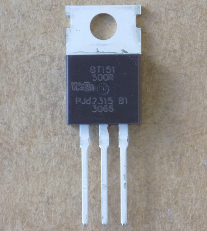 tiristor-bt151-500r Тиристор BT151-500R оригінал, ТО220 - Зображення 1