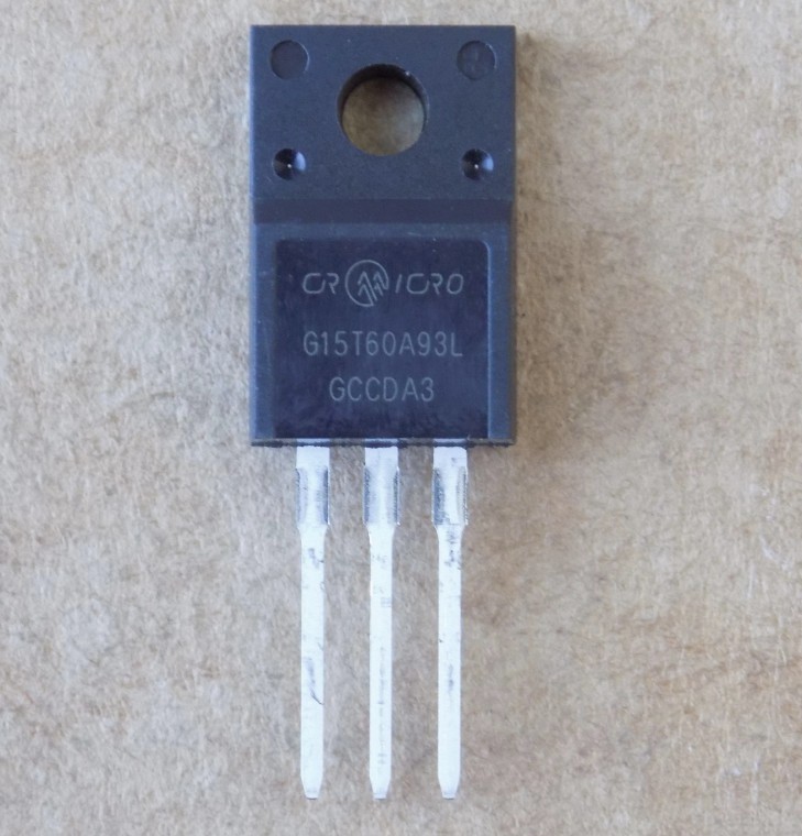 tranzistor-g15t60a93l-crg15t60a93l Транзистор G15T60A93L ( CRG15T60A93L ) оригінал, TO220F - Зображення 1