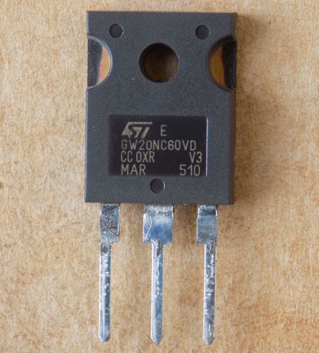 tranzystor-gw20nc60vd-stgw20nc60vd Транзистор GW20NC60VD ( STGW20NC60VD ) оригінал, TO247 - Зображення 1