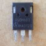 Транзистор G50H603 ( IGW50N60H3 ) демонтаж, TO247